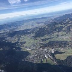 Flugwegposition um 12:52:52: Aufgenommen in der Nähe von Werdenberg, Schweiz in 2958 Meter